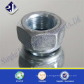 Hex Nylon Nut DIN985 with Zinc